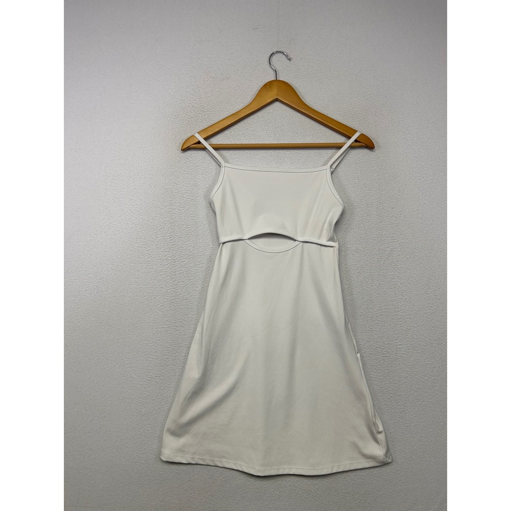 Athleisure Y2K Wild Fable Womens XS White ButterBliss Cutout Mini Dress Active